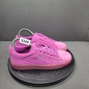 Womens Sz 7 Purple Puma Suede Classic Low Top Sneakers